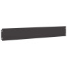 Bordes para césped 50 uds acero laminado frío negro 15x103 cm 4