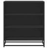 Aparador 68x35x76 cm derivados de madeira/metal preto 4
