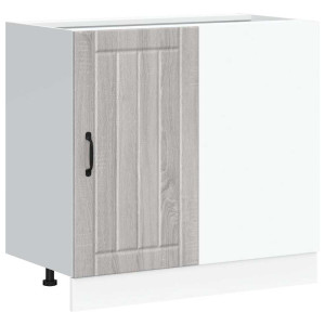 Panel para lavavajillas Lucca madera contrachapada sonoma gris H