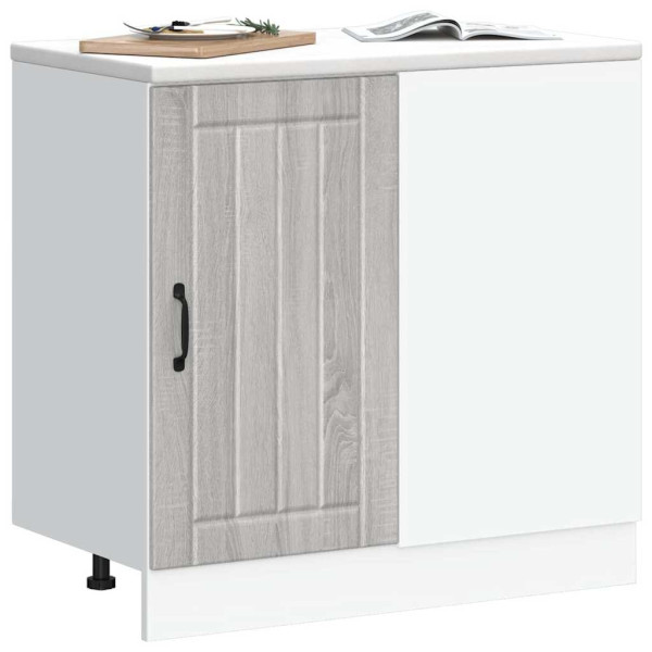 Panel para lavavajillas Lucca madera contrachapada sonoma gris M 3