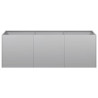 Planter 120x40x40 cm aço galvanizado 4