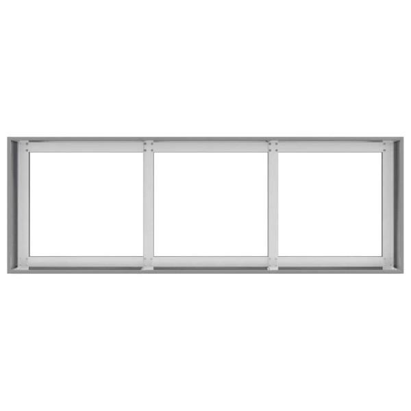 Jardinera 120x40x40 cm de acero galvanizado M 5