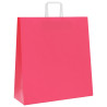 Bolsas de papel kraft con asas 50 uds rosa 45x17x48 cm 4