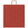 Sacos de papel 250 unid com alças vermelhas 45x17x48 cm 4