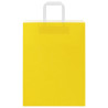 Bolsas de papel kraft con asas 50 uds amarillas 26x12x35 cm 4