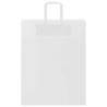 Bolsas de papel kraft con asas 50 uds blanca 32x12x42 cm 5