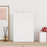 Sacos de papel 50 unid com alças branco 32x17x44 cm 2