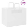 Sacos de papel 250 unid com alças branco 32x22x24 cm 1