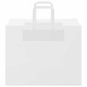 Sacos de papel 250 unid com alças branco 32x22x24 cm 5