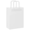 Bolsas de papel kraft con asas 250 uds blanca 21x11x28 cm 3