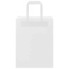 Bolsas de papel kraft con asas 250 uds blanca 21x11x28 cm 5