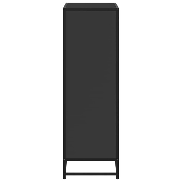 Estantería madera ingeniería negra 60x35x107.5 cm M 5