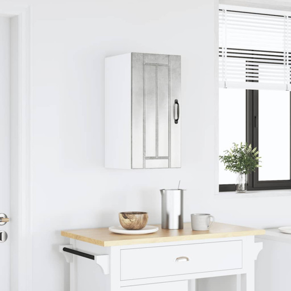 Armario de pared cocina Lucca madera contrachapada gris cemento M 2