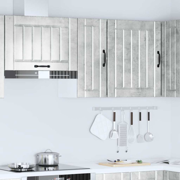 Armario de pared cocina Lucca madera contrachapada gris cemento M 3
