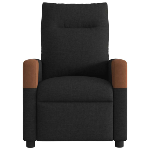 Sillón reclinable eléctrico de tela negro M 5