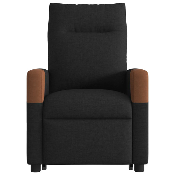 Sillón eléctrico reclinable elevable de tela negro M 5