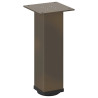 Pés para mesa de centro 4 peças aço natural 30-32 cm aço 4
