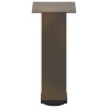 Pés para mesa de centro 4 peças aço natural 30-32 cm aço 5