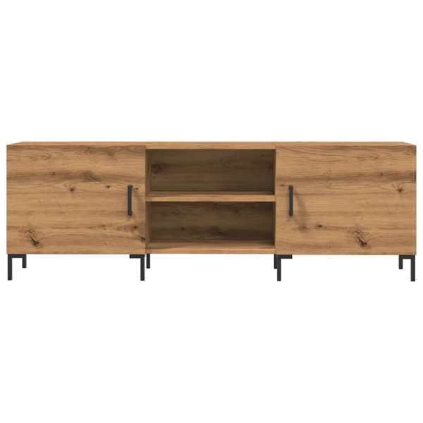 Mueble de TV madera de ingeniería roble artisan 150x30x50 cm M 4