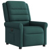 Sillón reclinable eléctrico tela verde oscuro 4