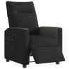 Sillón reclinable eléctrico de tela negro 3