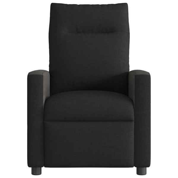 Sillón reclinable eléctrico de tela negro M 5