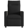 Sillón reclinable eléctrico de tela negro 5