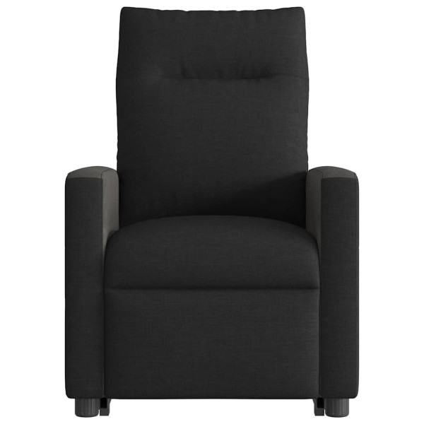 Sillón eléctrico reclinable elevable de tela negro M 5