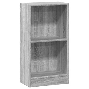 Estantería de madera de ingeniería gris Sonoma 40x24x76 cm H