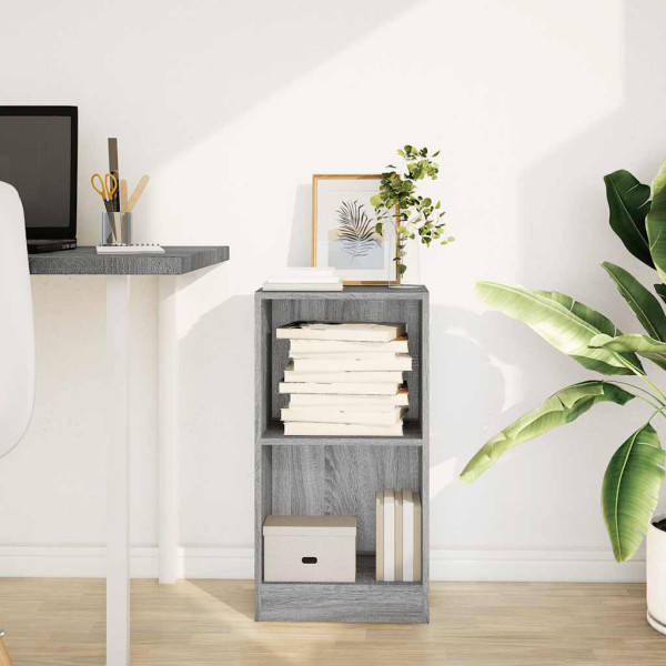 Estantería de madera de ingeniería gris Sonoma 40x24x76 cm M 3