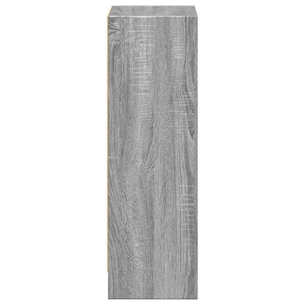 Estantería de madera de ingeniería gris Sonoma 40x24x76 cm M 5