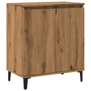 Aparador madera contrachapada roble artisian 60x35x70 cm H