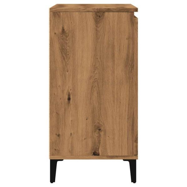 Aparador madera contrachapada roble artisian 60x35x70 cm M 5