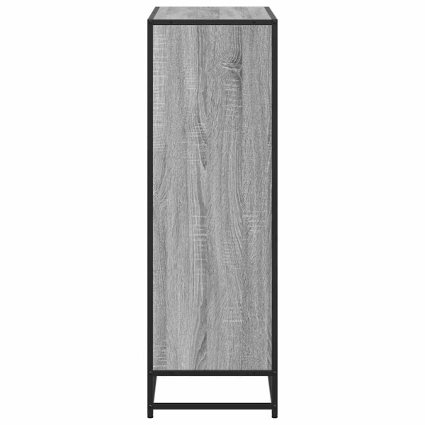 Estantería madera ingeniería gris sonoma 80.5x35x107.5 cm M 5