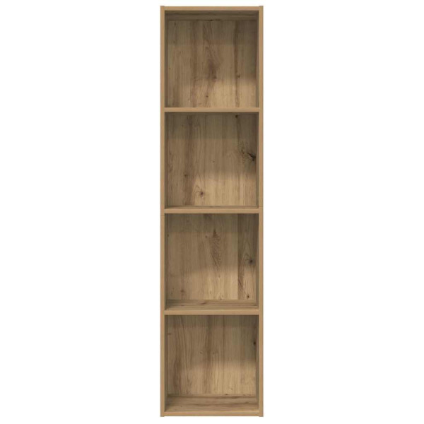 Mueble TV/Librería madera vieja 36x30x143cm madera ingeniería M 5
