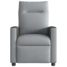 Sillón reclinable eléctrico tela gris claro 5