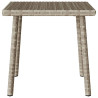 Mesa centro jardín rectangular gris claro 40x40x37cm 5