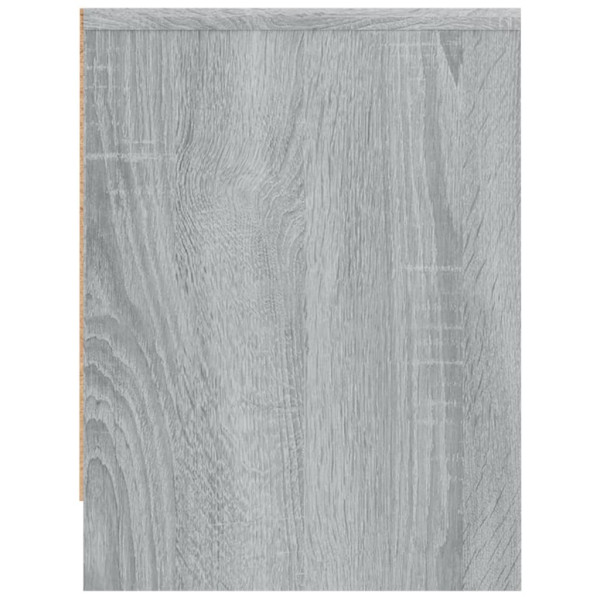 Mesa cabeceira 2pcs 40x30x40cm derivado madeira cinzento sonoma M 5