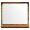 Espejo mueble de baño madera ingeniería envejecida 40x11x37 cm 4