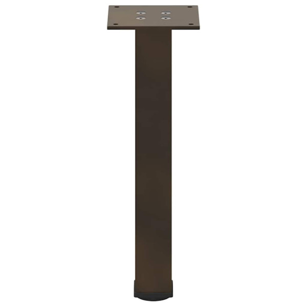 Patas para mesa de centro 4 uds acero acero natural 42-44 cm M 5