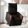 Sillón reclinable elevable tela negro 2