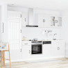 Mueble cocina Kalmar blanco de alto brillo 8 pzas 3
