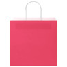 Bolsas de papel kraft con asas 250 uds rosa 54x15x49 cm 5