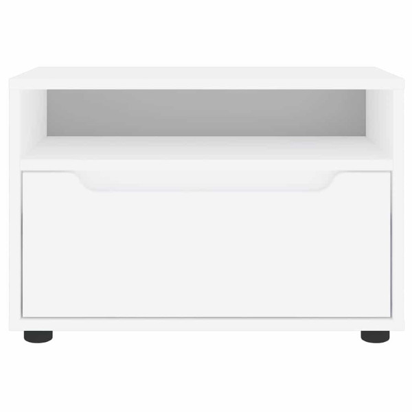 Mueble de TV VISNES blanco 60x40x38 cm madera de ingeniería M 5
