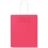 Sacos de papel 250 unid com alças rosa 18x8x22 cm 5
