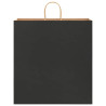 Sacos de papel 250 unid com alças preto 45x17x48 cm 5