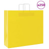 Bolsas de papel kraft con asas 250 uds amarillas 54x15x49 cm 1