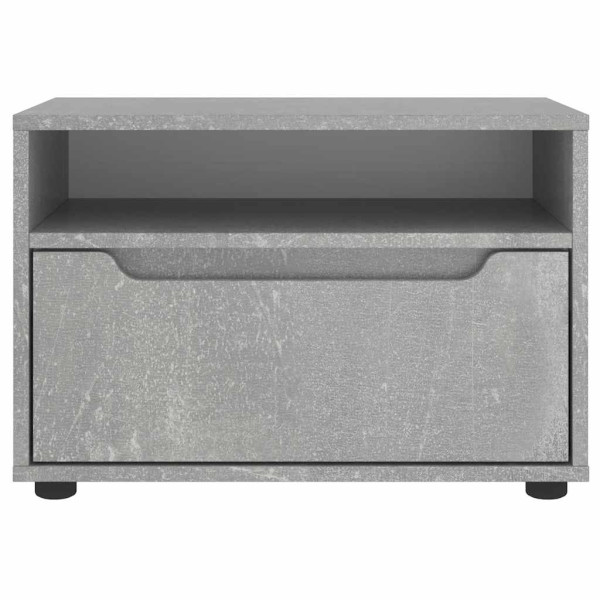 Mueble TV VISNES gris hormigón 60x40x38 cm madera ingeniería M 5