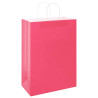 Bolsas de papel kraft con asas 250 uds rosa 32x17x44 cm 4