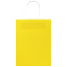 Sacos de papel 250 unid com alças amarelo 21x11x28 cm 5